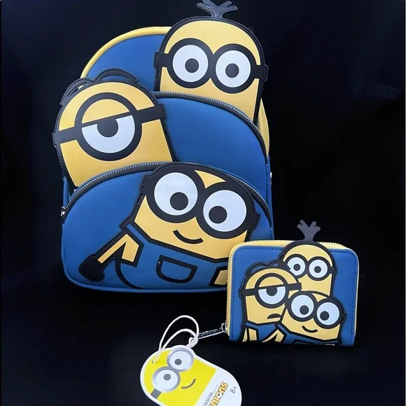 Loungefly | Bags | Loungefly Minions Bello Backpack Wallet  display picture 3